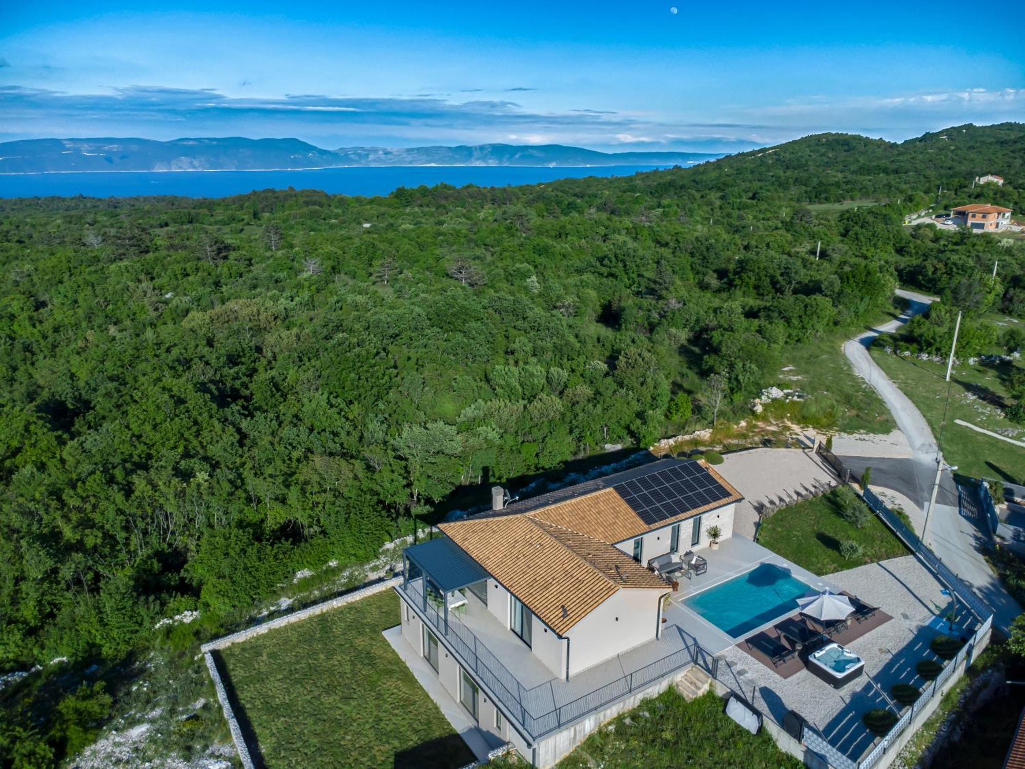 Villa Tonka With Jacuzzi Sauna And Private Pool Labin  Exterior foto