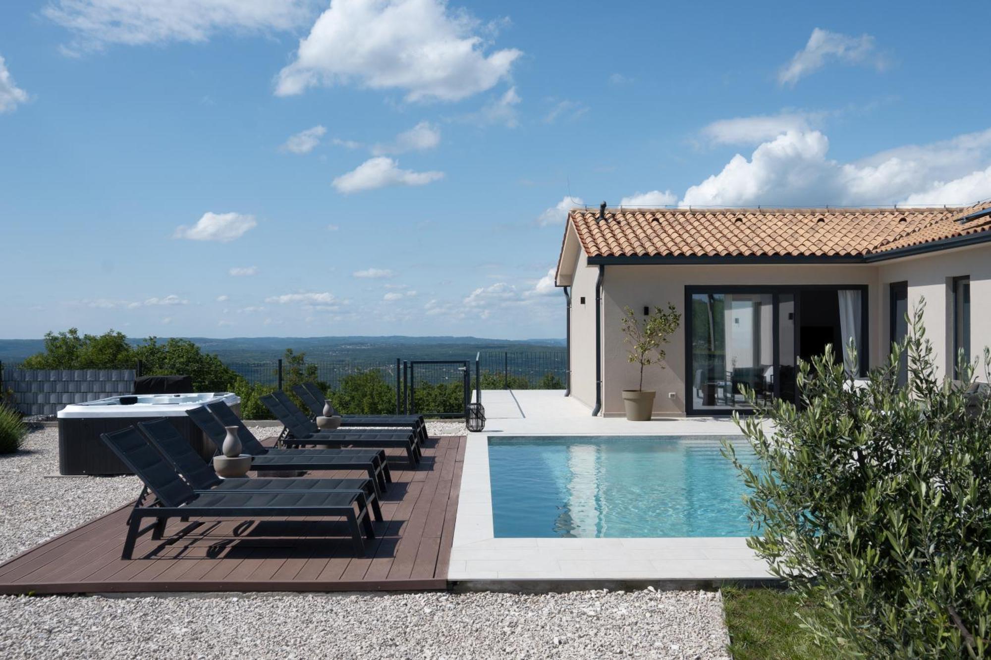 Villa Tonka With Jacuzzi Sauna And Private Pool Labin  Exterior foto
